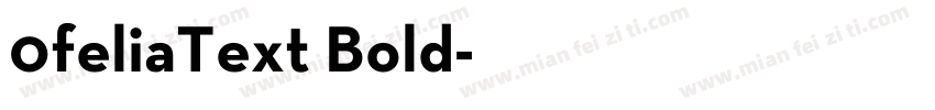 0feliaText Bold字体转换